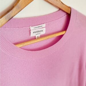 Hudson North - Pink Cashmere Sweater - XL